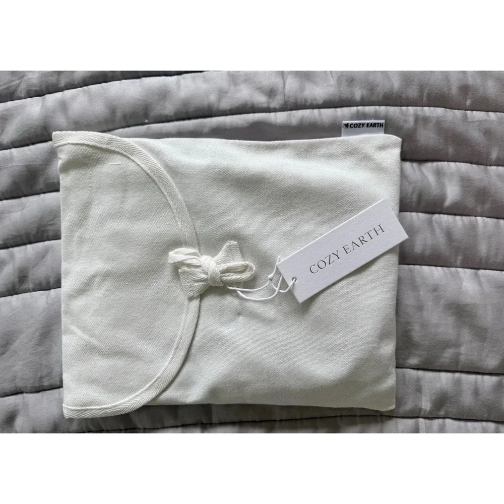 Cozy Earth 100% Premium Bamboo Viscose Pillowcase Set King Light Grey Luxury